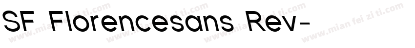 SF Florencesans Rev字体转换